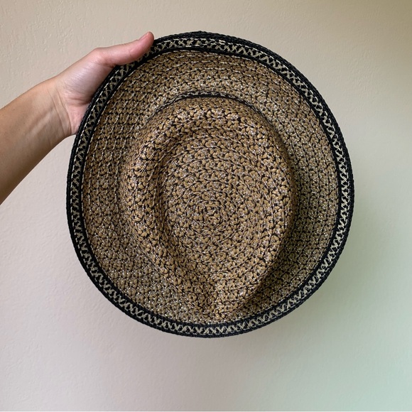 Eric Javits Woven Fedora Hat Beige UPF 50+ - Picture 6 of 11
